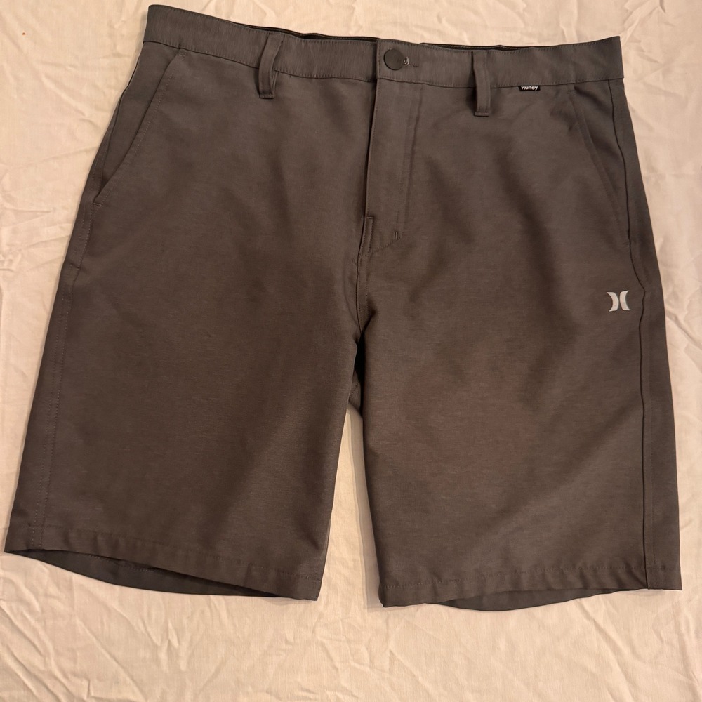 Hurley Mens Hybrid Spacedye Walk Shorts Charcoal Grey Size 34 HMS23-03349